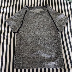 Grey Sports Crop Top